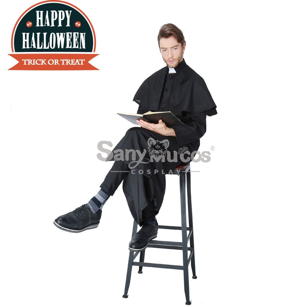 【In Stock】Halloween Cosplay Pastor Gown Costume Costumes