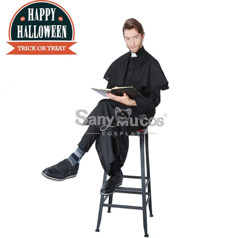 【In Stock】Halloween Cosplay Pastor Gown Costume Costumes