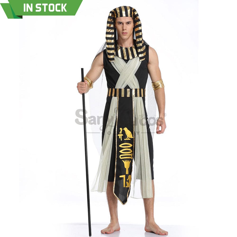 【In Stock】Halloween Cosplay Pharaoh Costume Costumes