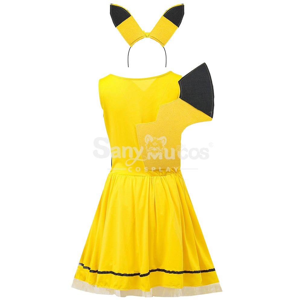 【In Stock】Halloween Cosplay Pikachu Dress Costume Costumes