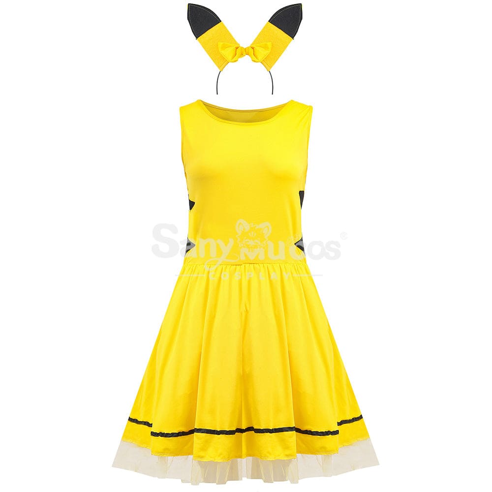 【In Stock】Halloween Cosplay Pikachu Dress Costume Costumes