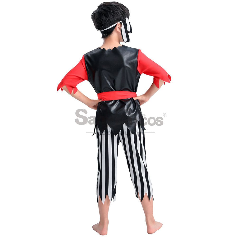 【In Stock】Halloween Cosplay Pirate Costume Boy Size Costumes