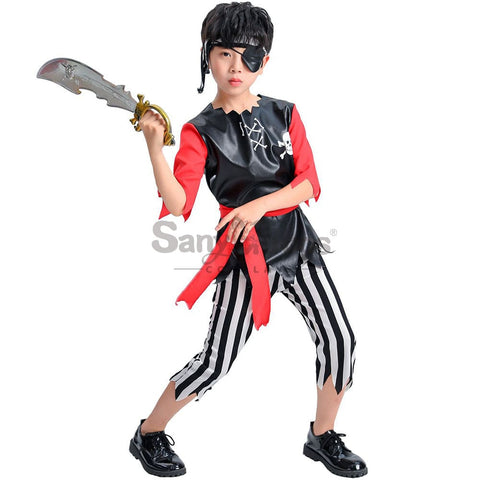 【In Stock】Halloween Cosplay Pirate Costume Boy Size Costumes