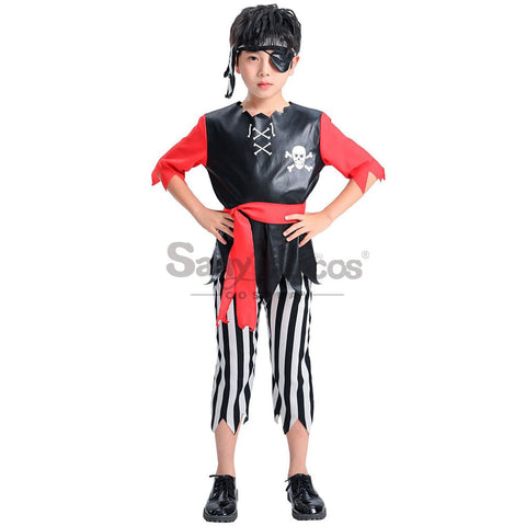 【In Stock】Halloween Cosplay Pirate Costume Boy Size Costumes