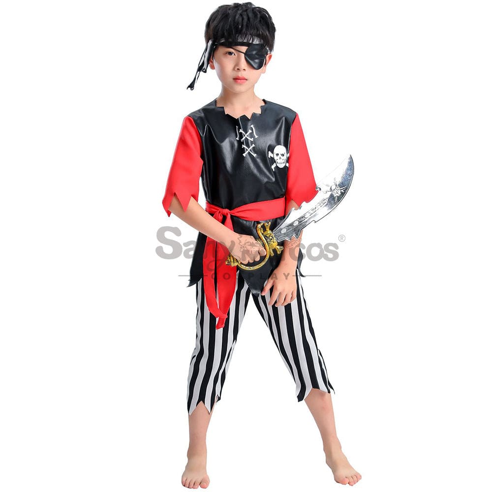 【In Stock】Halloween Cosplay Pirate Costume Boy Size Costumes