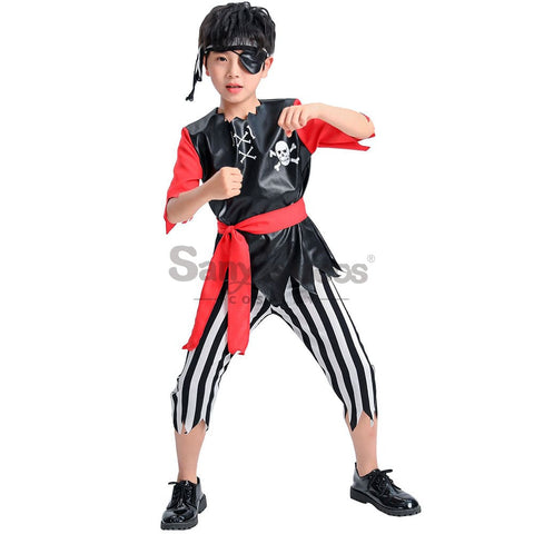 【In Stock】Halloween Cosplay Pirate Costume Boy Size Costumes