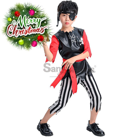 【In Stock】Halloween Cosplay Pirate Costume Boy Size Costumes