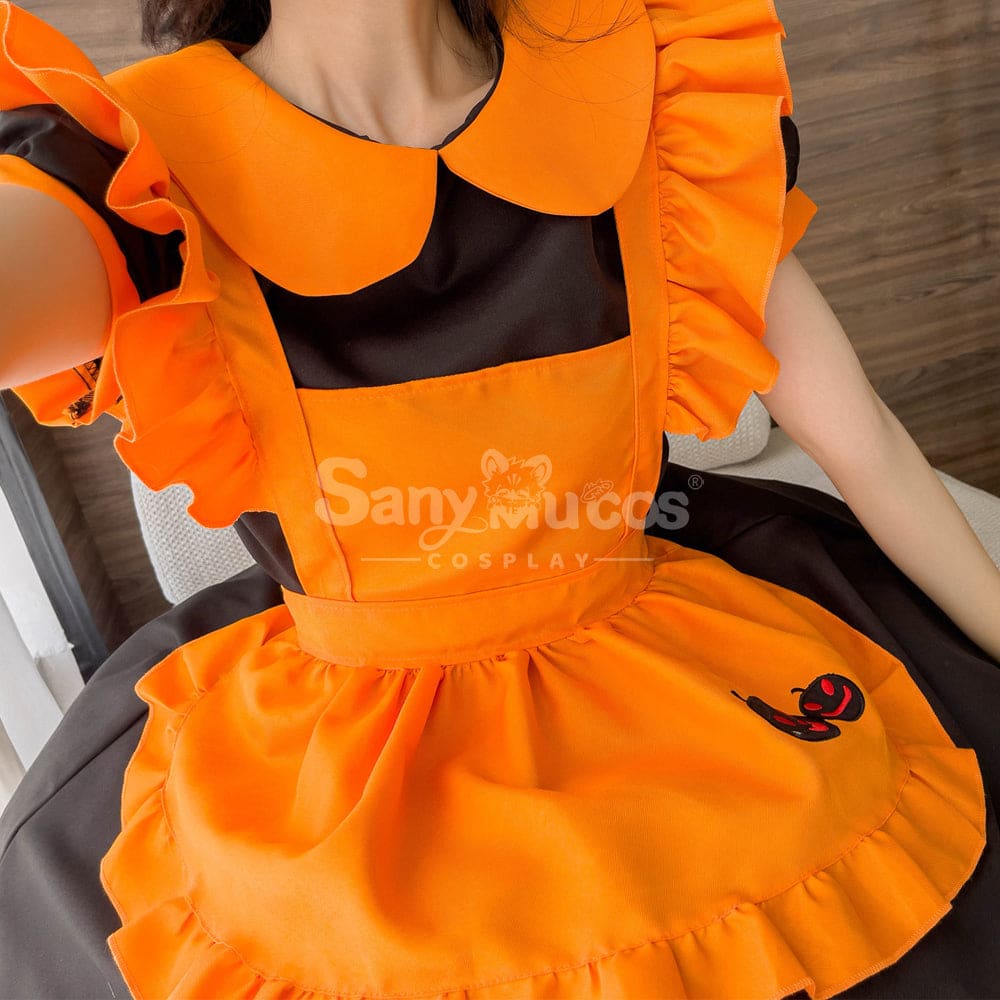 【In Stock】Halloween Cosplay Pumpkin Maid Dress Stage Performance Costume Costumes