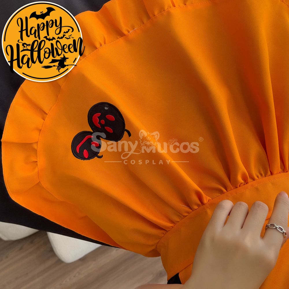 【In Stock】Halloween Cosplay Pumpkin Maid Dress Stage Performance Costume Costumes