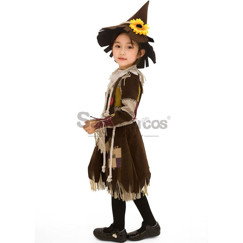 【In Stock】Halloween Cosplay Scarecrow Costume Kid Size Costumes