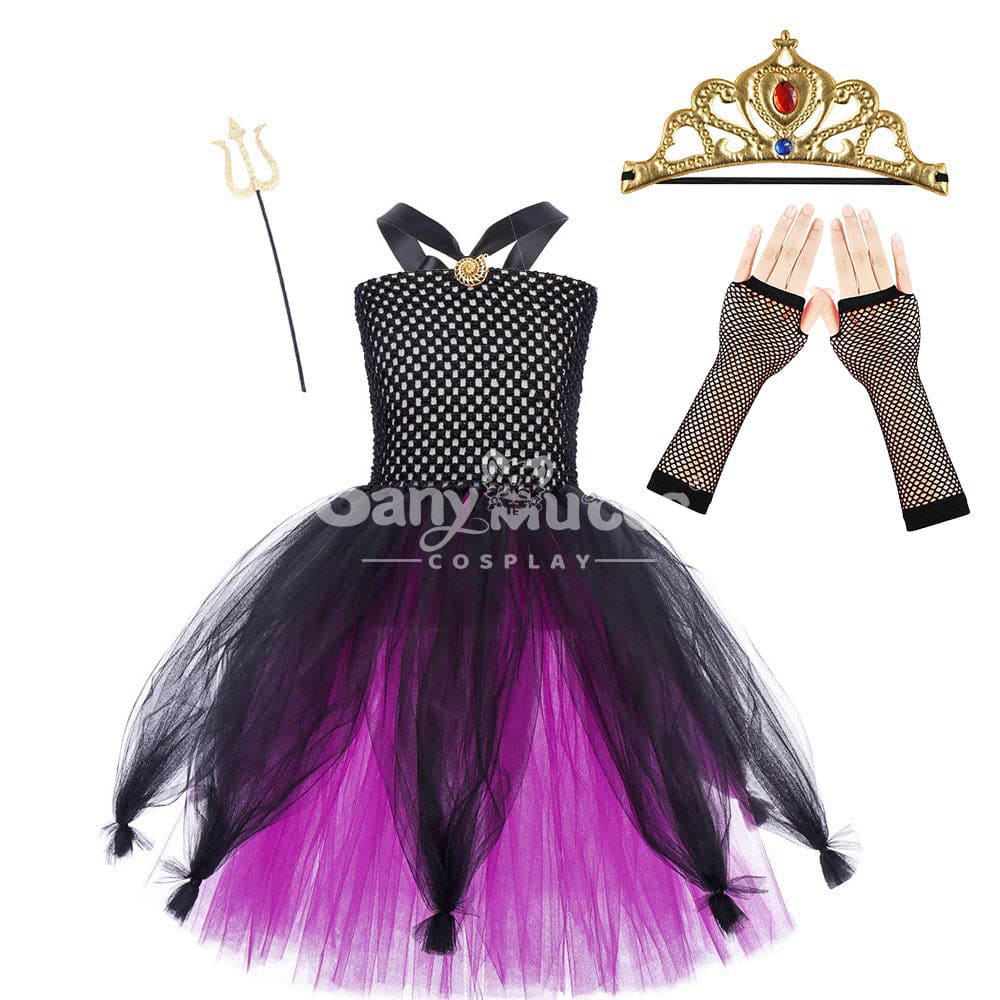 【In Stock】Halloween Cosplay Sea Witch Costume Kid Size Costumes