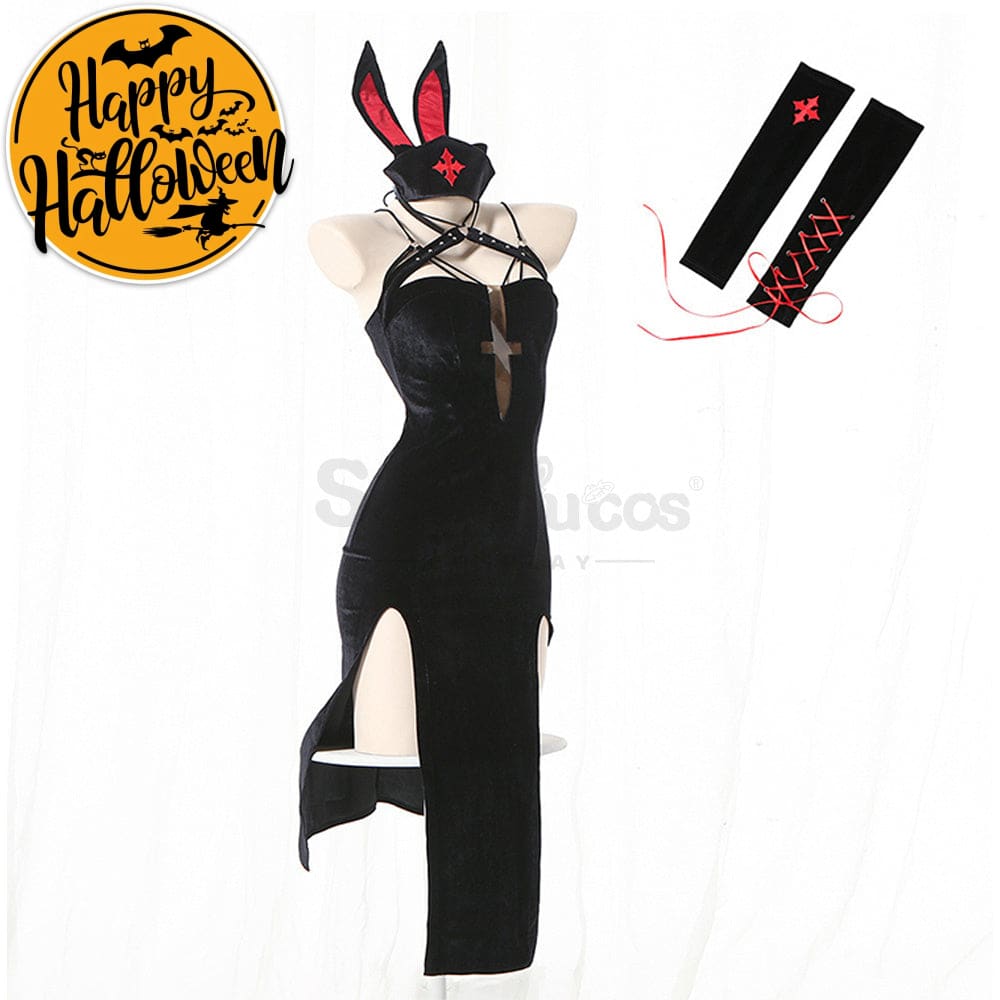 【In Stock】Sexy Cosplay Japanese Style Cat Girl Nurse Performance Suit Costume Costumes