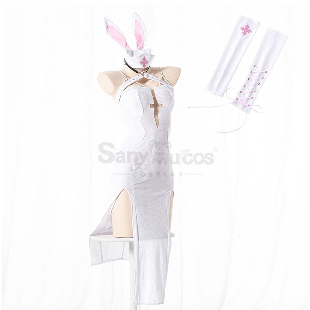 【In Stock】Sexy Cosplay Japanese Style Cat Girl Nurse Performance Suit Costume Costumes