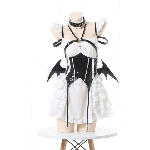 【In Stock】Sexy Cosplay Japanese Style Sweetheart Maid Devil Lolita Dress Costume Black Costumes