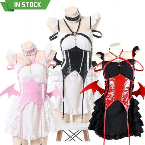 【In Stock】Sexy Cosplay Japanese Style Sweetheart Maid Devil Lolita Dress Costume Costumes