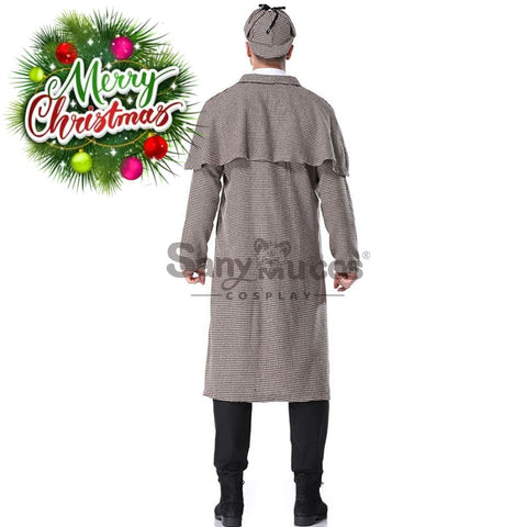 【In Stock】Halloween Cosplay Sherlock Holmes Costume Adult Size Costumes