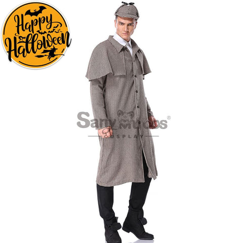 【In Stock】Halloween Cosplay Sherlock Holmes Costume Adult Size Costumes