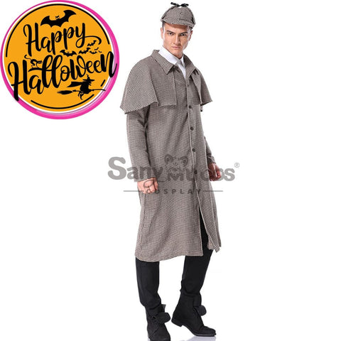 【In Stock】Halloween Cosplay Sherlock Holmes Costume Adult Size Costumes
