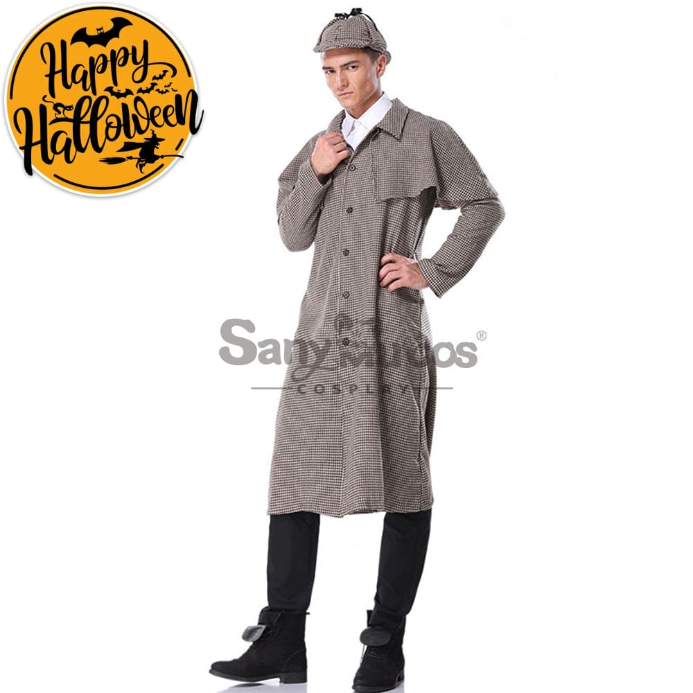 【In Stock】Halloween Cosplay Sherlock Holmes Costume Adult Size Costumes