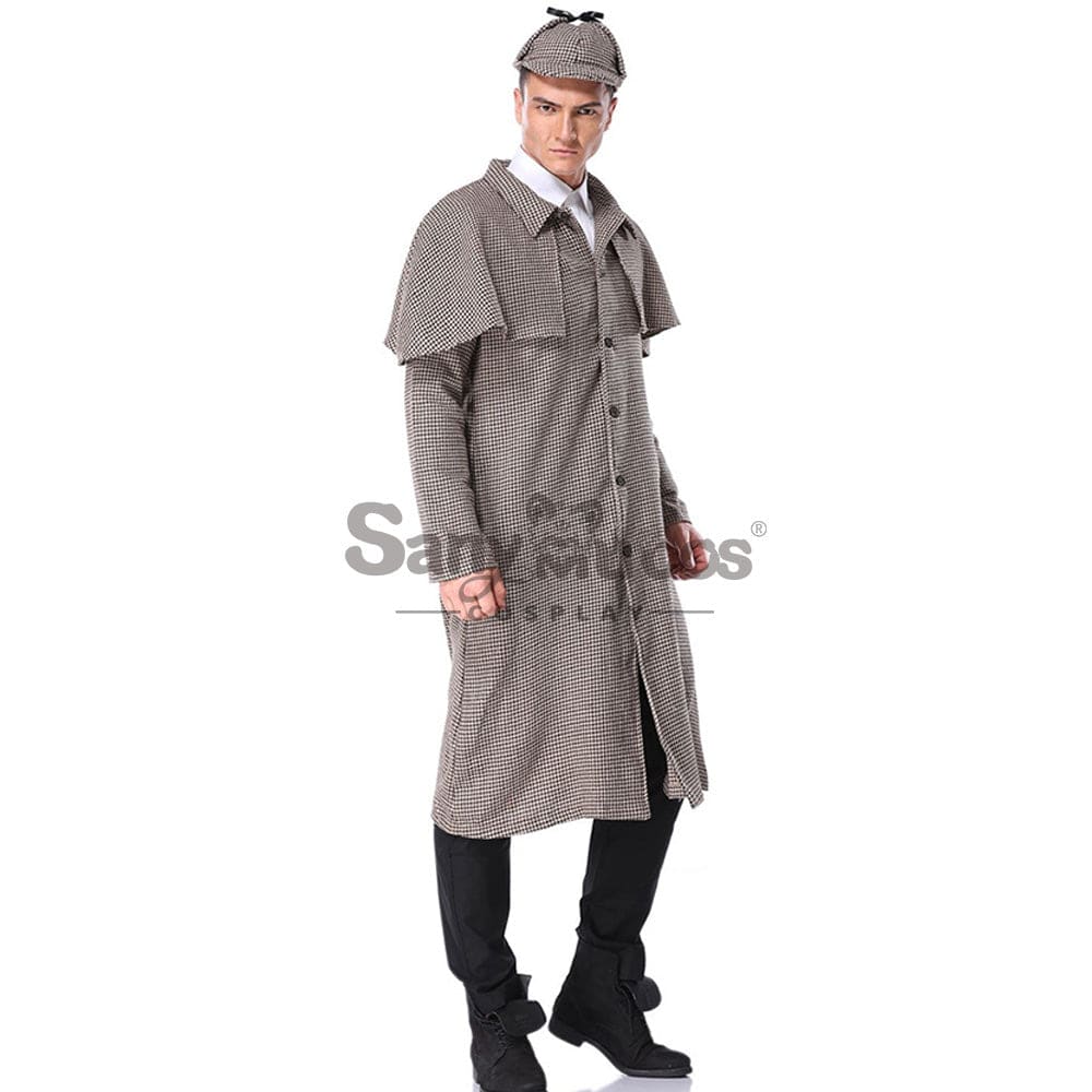 【In Stock】Halloween Cosplay Sherlock Holmes Costume Adult Size Costumes