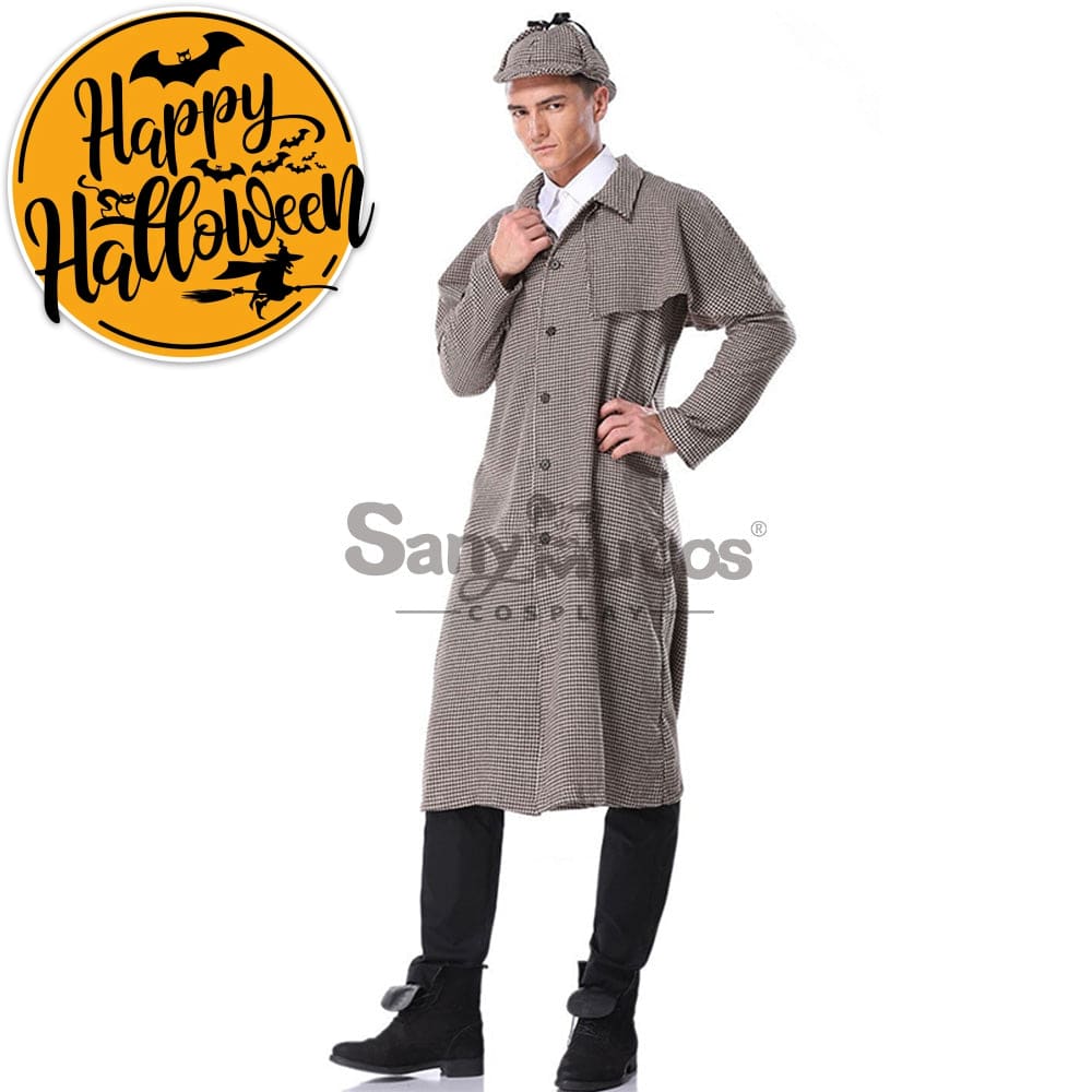 【In Stock】Halloween Cosplay Sherlock Holmes Costume Adult Size Costumes