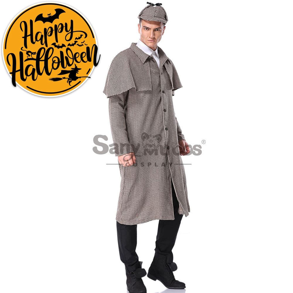 【In Stock】Halloween Cosplay Sherlock Holmes Costume Adult Size Costumes