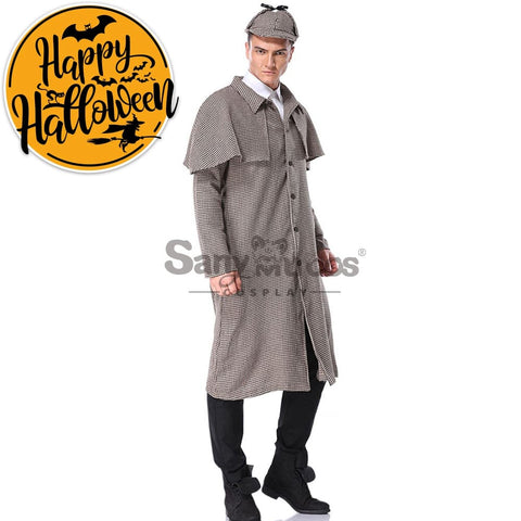 【In Stock】Halloween Cosplay Sherlock Holmes Costume Adult Size Costumes