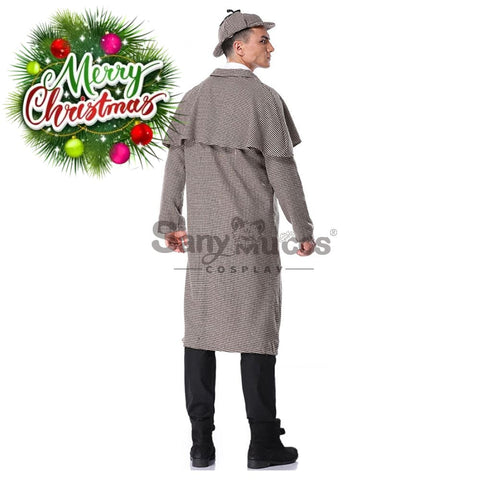 【In Stock】Halloween Cosplay Sherlock Holmes Costume Adult Size Costumes