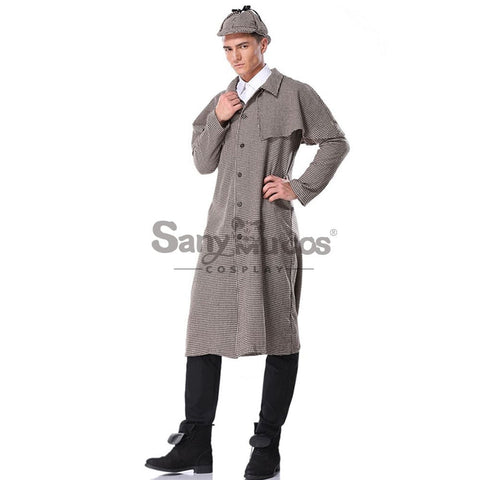 【In Stock】Halloween Cosplay Sherlock Holmes Costume Adult Size Costumes