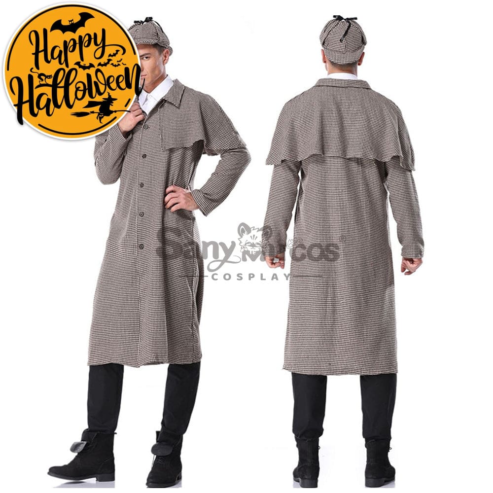 【In Stock】Halloween Cosplay Sherlock Holmes Costume Adult Size Costumes