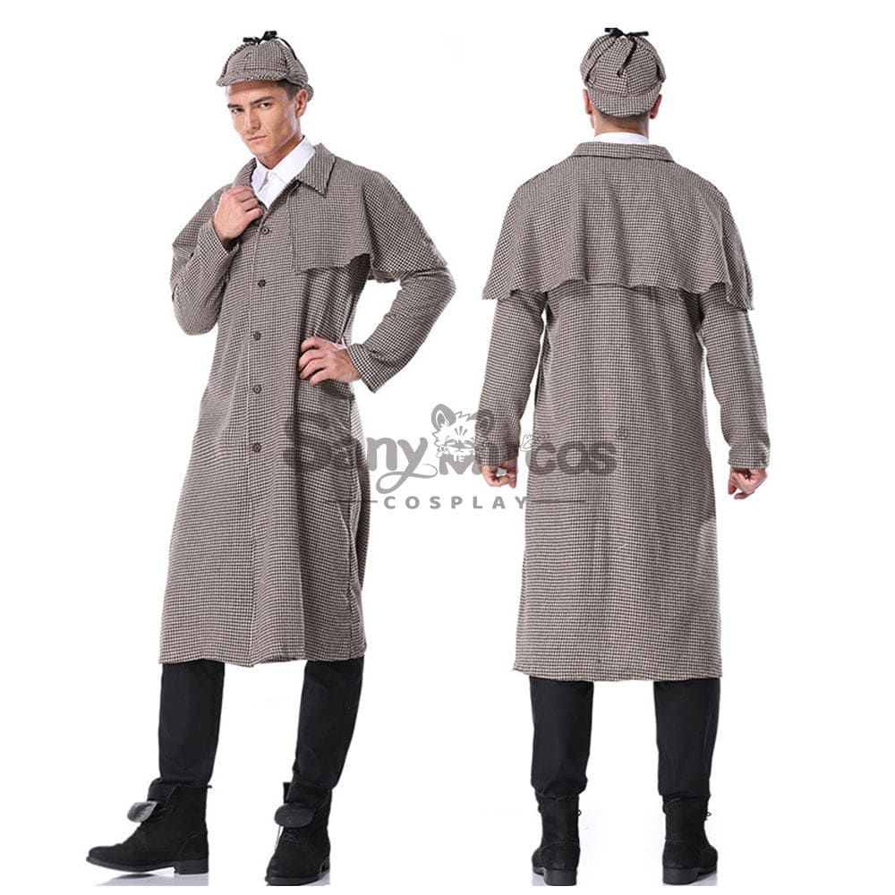 【In Stock】Halloween Cosplay Sherlock Holmes Costume Adult Size Costumes