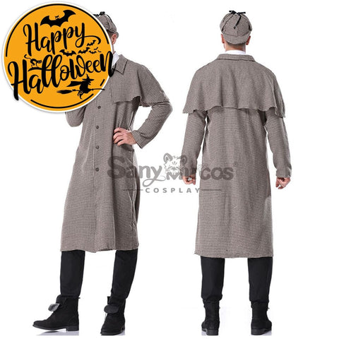 【In Stock】Halloween Cosplay Sherlock Holmes Costume Adult Size Costumes