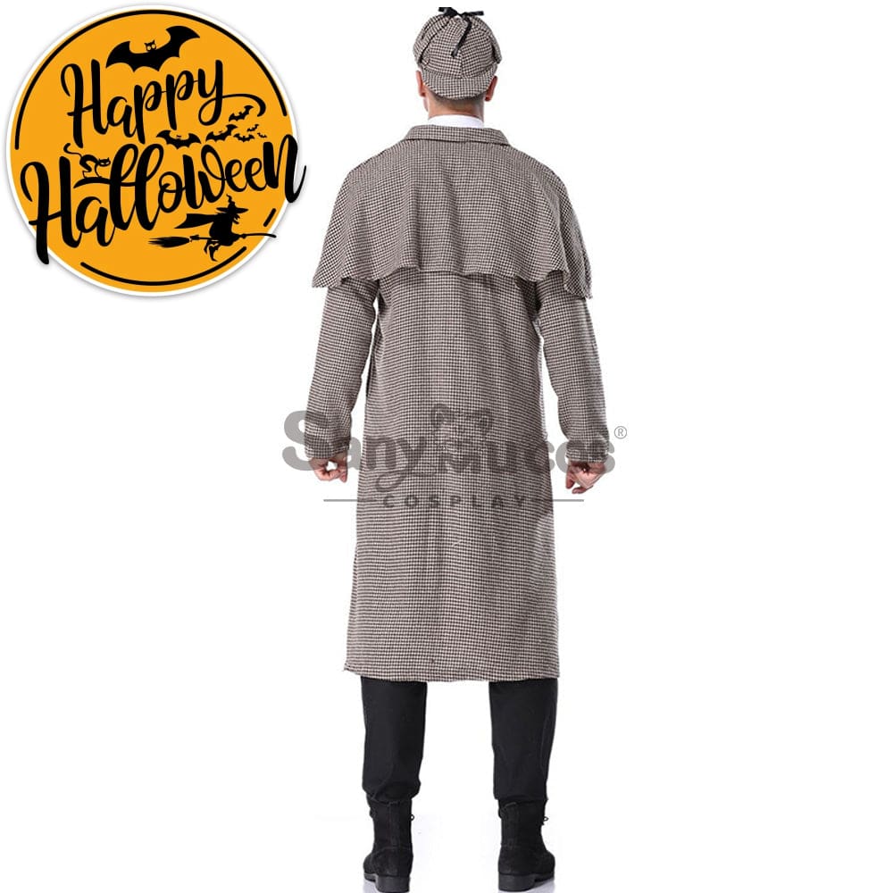 【In Stock】Halloween Cosplay Sherlock Holmes Costume Adult Size Costumes