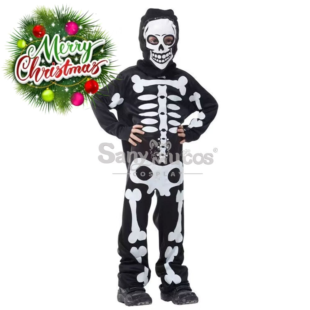 【In Stock】Halloween Cosplay Skeleton Costume Kid Size Costumes