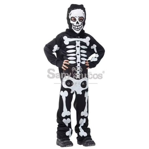 【In Stock】Halloween Cosplay Skeleton Costume Kid Size Costumes