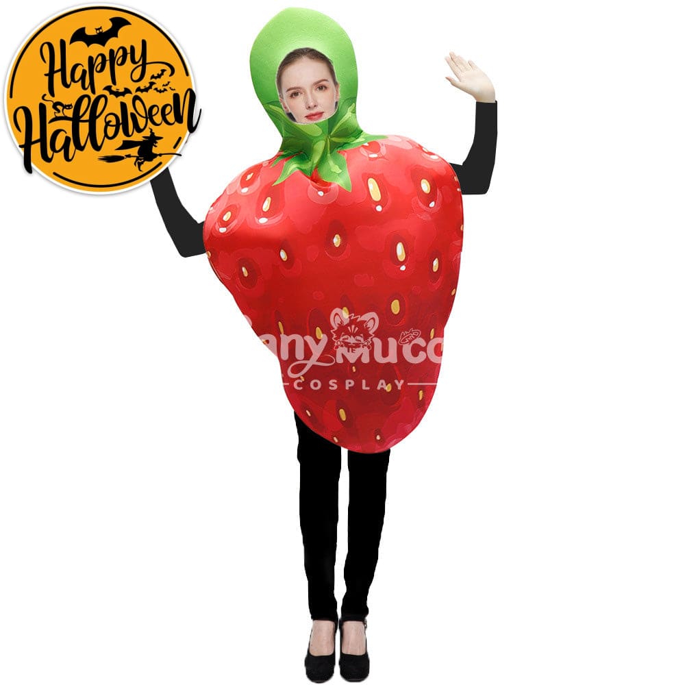 【In Stock】Halloween Cosplay Strawberry/Fish/Avocado Costume Strawberry Costumes