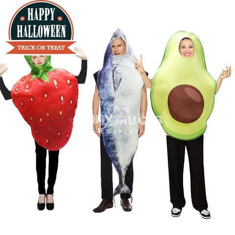 【In Stock】Halloween Cosplay Strawberry/Fish/Avocado Costume Costumes