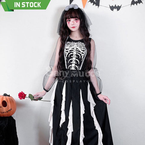 【In Stock】Halloween Cosplay The Ghost Bride Devil Stage Performance Costume Costumes