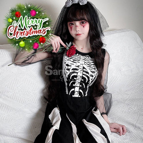 【In Stock】Halloween Cosplay The Ghost Bride Devil Stage Performance Costume Costumes