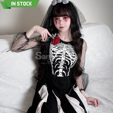 【In Stock】Halloween Cosplay The Ghost Bride Devil Stage Performance Costume Costumes