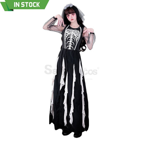 【In Stock】Halloween Cosplay The Ghost Bride Devil Stage Performance Costume Costumes
