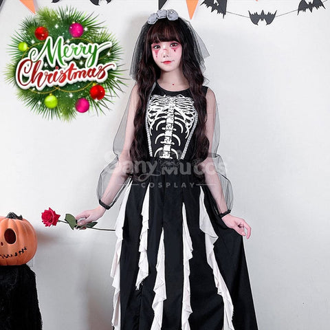 【In Stock】Halloween Cosplay The Ghost Bride Devil Stage Performance Costume Costumes