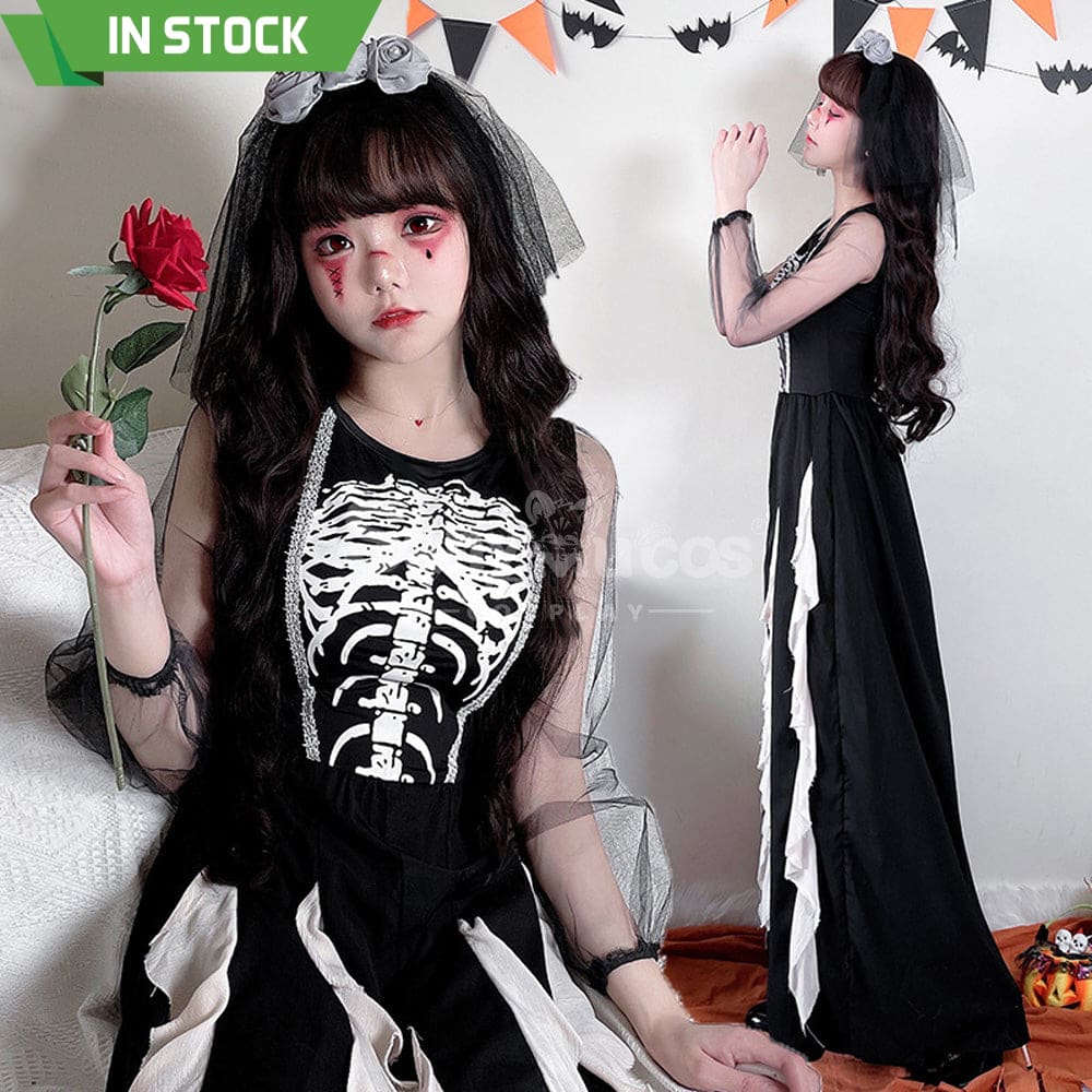 【In Stock】Halloween Cosplay The Ghost Bride Devil Stage Performance Costume Costumes