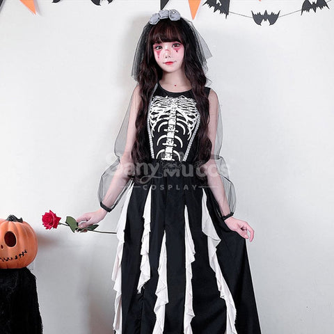 【In Stock】Halloween Cosplay The Ghost Bride Devil Stage Performance Costume Costumes