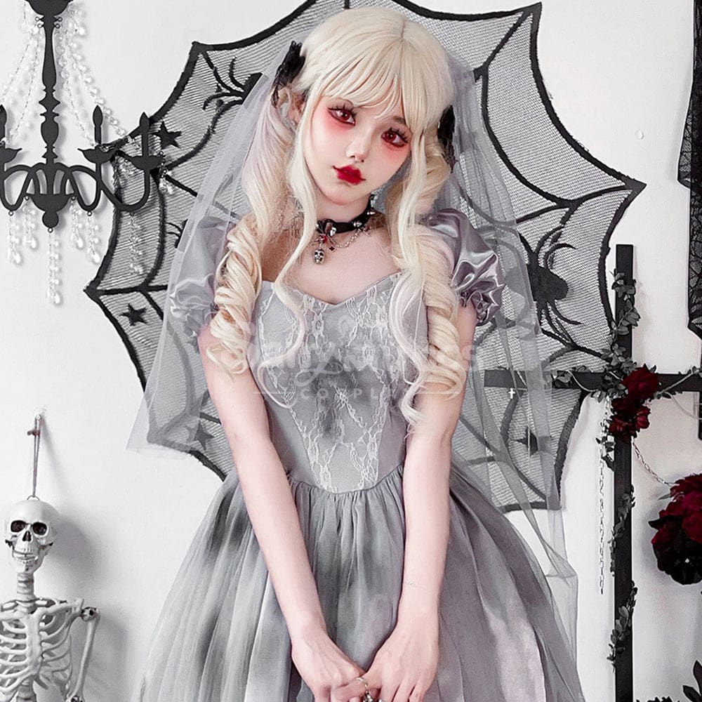 【In Stock】Halloween Cosplay The Ghost Bride Gothic Dress Stage Performance Costume Costumes