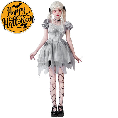 【In Stock】Halloween Cosplay The Ghost Bride Gothic Dress Stage Performance Costume Costumes