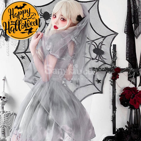 【In Stock】Halloween Cosplay The Ghost Bride Gothic Dress Stage Performance Costume Costumes