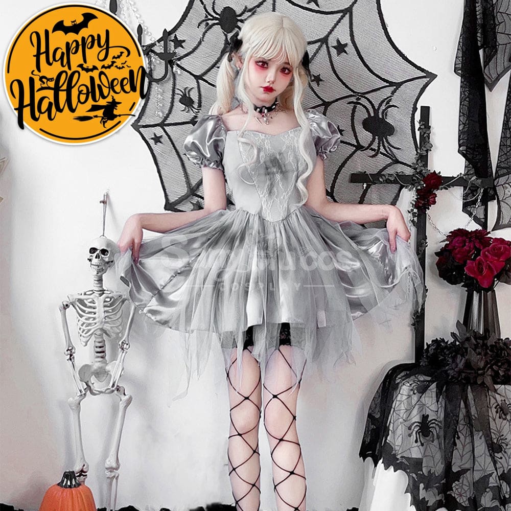 【In Stock】Halloween Cosplay The Ghost Bride Gothic Dress Stage Performance Costume Costumes