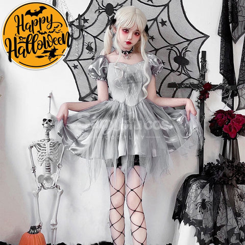 【In Stock】Halloween Cosplay The Ghost Bride Gothic Dress Stage Performance Costume Costumes