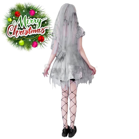 【In Stock】Halloween Cosplay The Ghost Bride Gothic Dress Stage Performance Costume Costumes